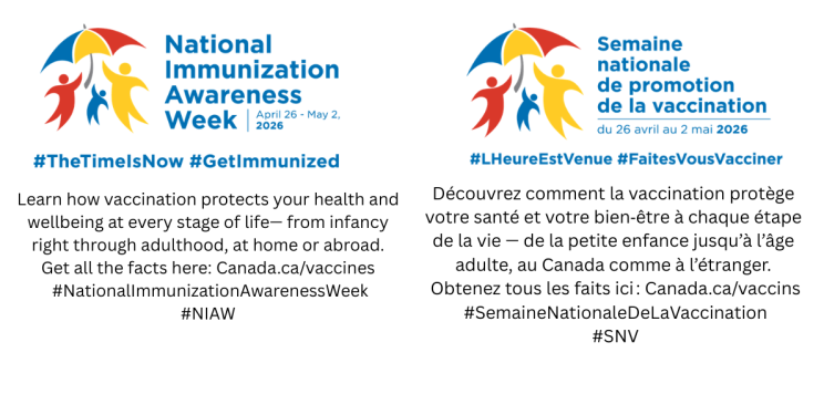 2026 Immunization Week / Semaine
